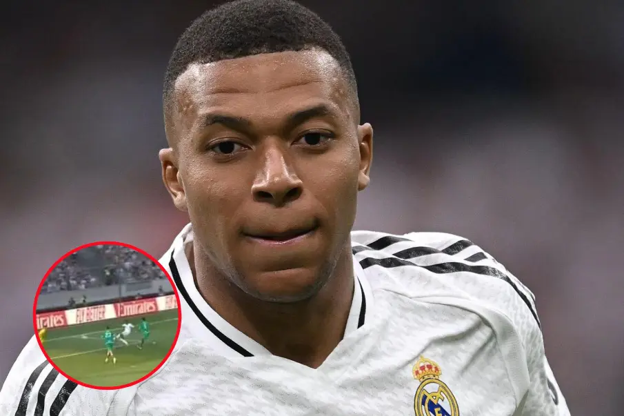 Mbappe anota su primer gol con el dorsa numero 10
