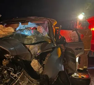 Accidente vial en carretera Pescadero-Cabo San Lucas