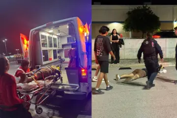 Joven sufre accidente tras caer de vehículo en Plaza Galerías