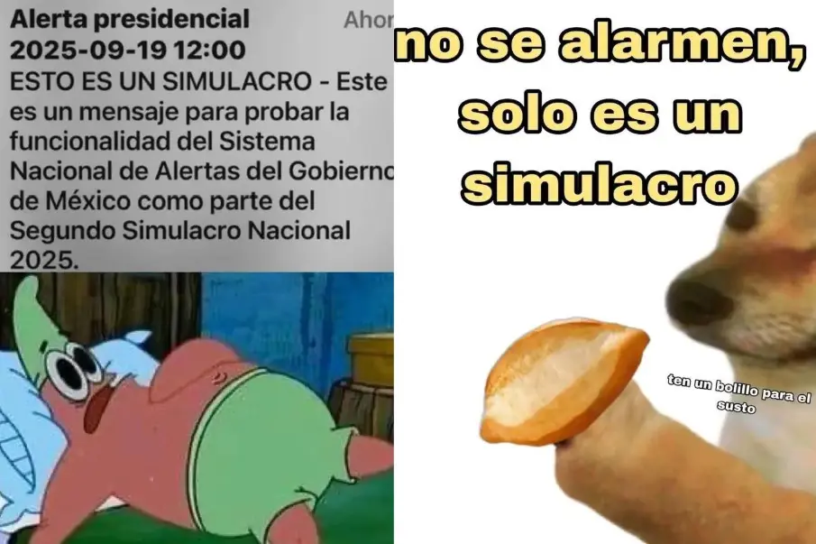 Alerta de Simulacro Nacional desata ola de memes en internet