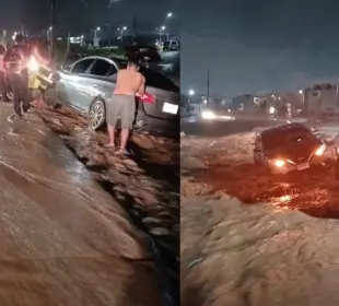 Raymond deja inundaciones en Los Cabos