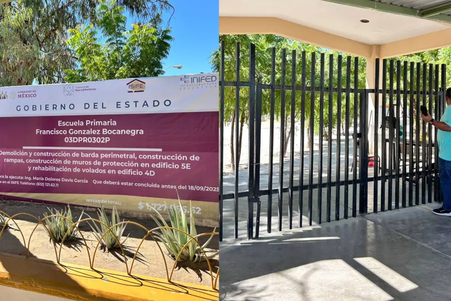 Padres preocupados tras movilización policiaca en primaria de La Paz por presunto hallazgo de arma