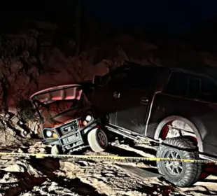 Choque entre camioneta y carrito de golf en playa de Cabo San Lucas deja 2 heridos