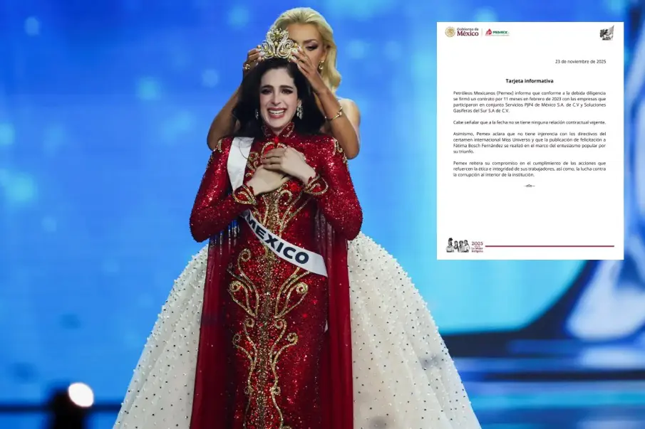 Pemex Felicitación Fatima Bosch