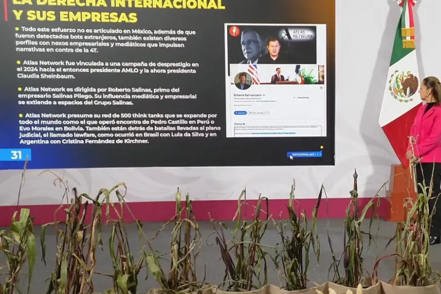 Sheinbaum denuncia financiamiento internacional detrás de la marcha de la Generación Z