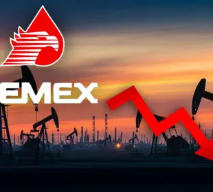 Crisis en Pemex: Las ventas de petróleo caen 50% y la empresa retrocede 24 años