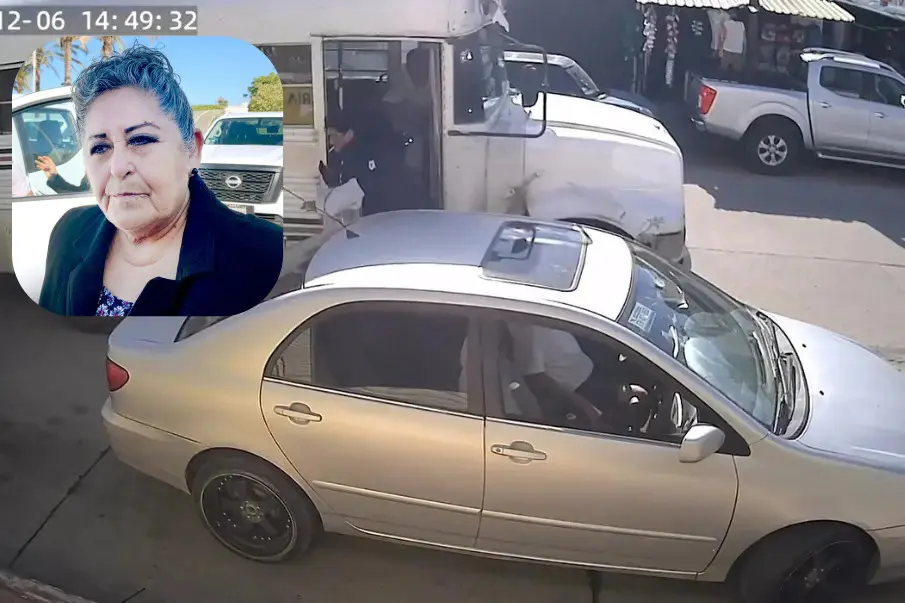 SEP estudiante cae del pesero