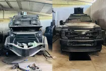 Michoacán, aseguran bodegas de camionetas, blindaje artesanal