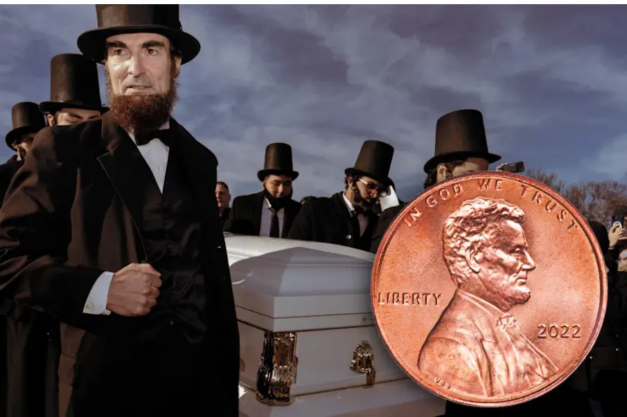 Despiden con honores fúnebres a la moneda de un centavo en Washington