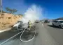 Incendio carretera Transpeninsular