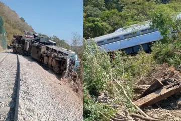 Segob revela quiénes siguen hospitalizados tras el descarrilamiento del Tren Interoceánico