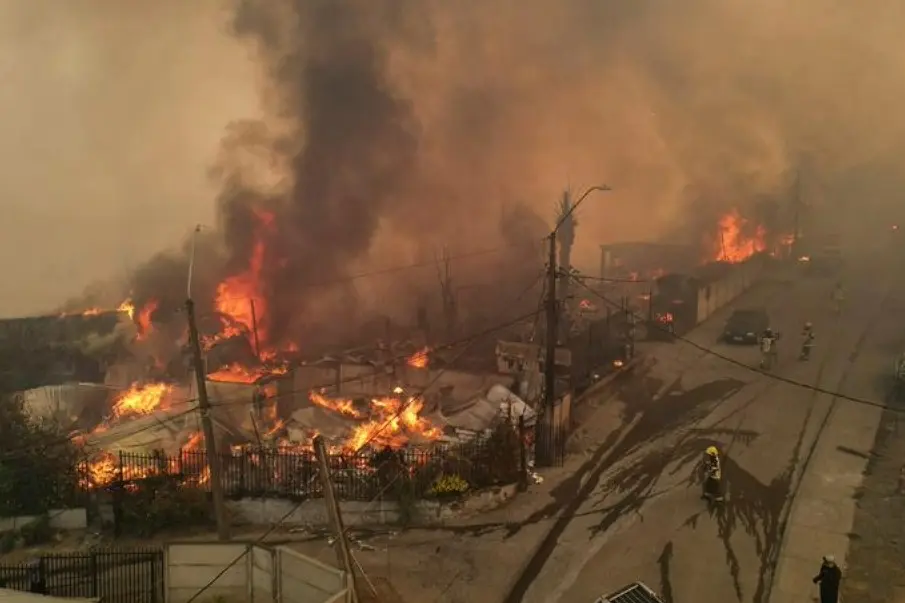 Incendios en Chile