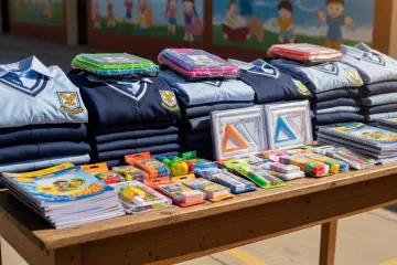 Beca Rita Cetina, uniformes