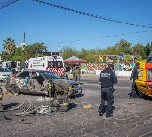 Saldo de 10 siniestros viales y daños por 143 mil pesos en una jornada en La Paz