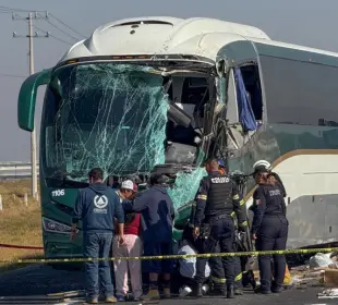 Choque Libramiento Bicentenario