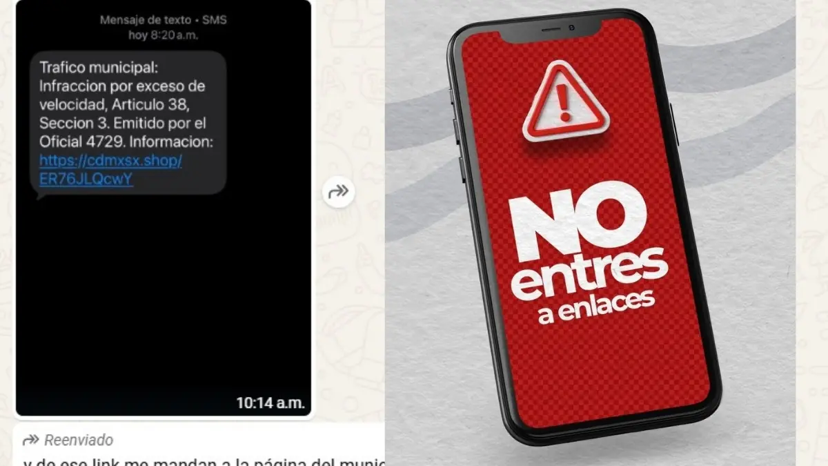Alerta por fraude de falsas multas de transito SMS en La Paz