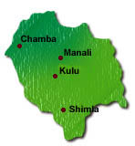 Himachal Pradesh map