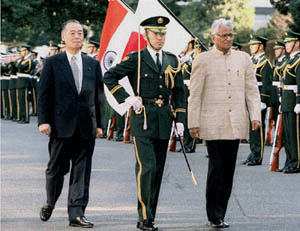 Indian Defence Minister George Fernandes
