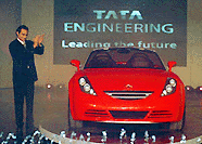 Film star Akshey Khanna at the Auto Expo on Wednesday