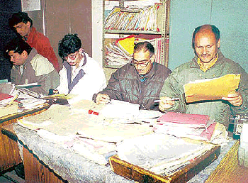 Jammu and Kashmir Government employees resume work in Srinagar on Monday