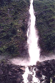 "Wirthi Fall" at Pithoragarh district near the Indo-China border, as the snow melts