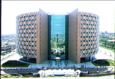   The hi-tech city at Madhapur in Hyderabad where US President Bill Clinton would be visiting on coming Friday during his visit to India.  PTI