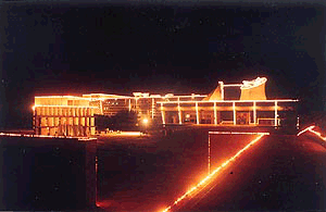 Capitol complex at night