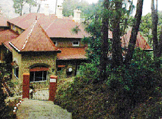 A renovated "Anees Villa", Salman Rushdie's paternal home at Solan