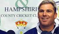 Australian spin wizard Shane Warne