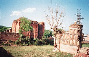 The dilapidated monuments at Indri are of great archaeological interest