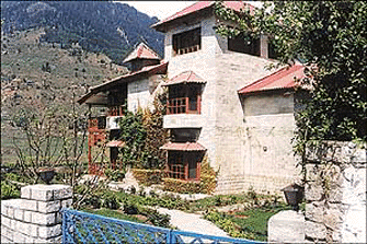 A view of the private residence of the Prime Minister, Mr Atal Behari Vajpayee, at Manali in Himachal Pradesh, where he is coming for a 10-day holiday on May 28