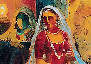 Gloomy women await liberation from orthodox social practices.