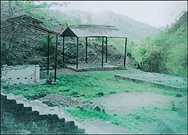 The cremation ground at Parwanoo is in a state of neglect.