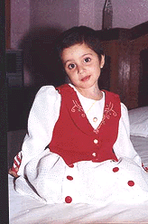 Disha (3), who was recovered from Hardwar by the Delhi Police