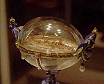 This 1909 Faberge Easter egg is a featured piece of the Houston Museum of Natural Science's exhibition, "Kremlin Gold: 1,000 Years of Russian Gems and Jewels." 