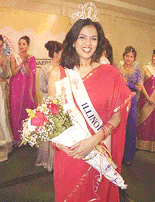 Twentythree-year-old Ritu Upadhyay who was crowned Miss India USA 2000 at the ninth annual pageant hosted by India Festival Committee of the USA in New York on Saturday