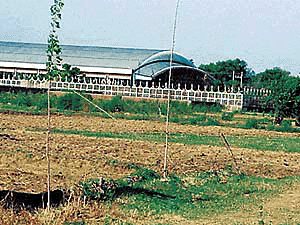 A marriage palace adjacent to the Baddowal 