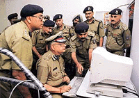 The Director-General of the ITBP, Mr Gautam Kaul, inaugurates a computerised TMT machine at Base Hospital, Ramgarh, on Monday