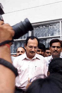 Chairman of National Cricket Selection Committee Ajit Wadekar coming out from the CBI headquarters in New Delhi on Tuesday 
