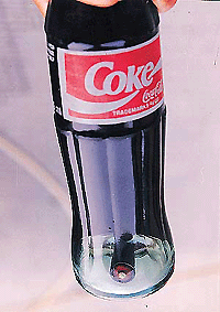 Coke with pencil cell