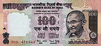 This hundred rupee note, without the number at the top, was brought to The Tribune office here on Monday by Mr I.K. Miglani, Branch Manager of the State Bank of India, Haryana Civil Secretariat branch. It bears the number--6 UN 472347--at the lower left end without any number at the top right hand end. Only the "code"--E-- is there at the top right hand side. Interestingly, the figure 4 appears on the back side of the note, obviously a misprint.