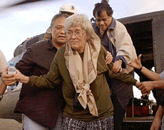 Released German hostage Renate Wallert