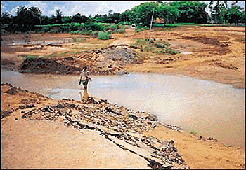 The Jharmal rivulet has severed the link between the Chandigarh-Ambala highway and some villages by sweeping away the roads, along with the causeway, near Dapper village.