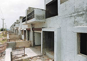 The HIG flats in Phase I, Urban Estate, Patiala, which have failed to attract buyers