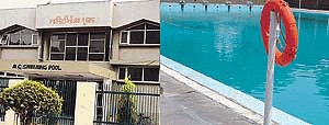 The MC swimming pool where 20-year-old Gaurav was drowned. � Photo by Rajesh Bhambi