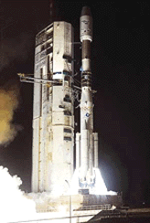 An Ariane rocket blasts off from French Guiana on Thursday to put into orbit two communications satellites for Brazil and Egypt