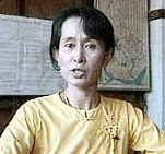 File photo of Myanmar Opposition leader Aung San Suu Kyi.