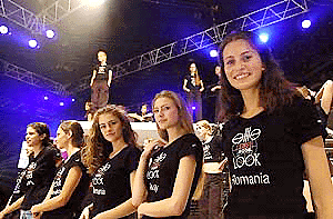 Young models prepare the final of the Elite Model Look in Geneva, Switzerland, on Friday, September 8, 2000, the before the Elite Model Look finals on Saturday, when the international model agency Elite elects the most beautiful woman as the Elite model of the year 2000. � AP/PTI photo