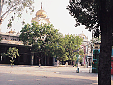 A view of Gurdwara Nanaksar in Jagraon where a war of succession is going on between two rival groups.