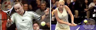Martina Hingis and Anna Kournikova.